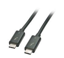 Lindy 41557 Thunderbolt cable 2 m 20 Gbit/s Black