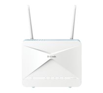 D-Link AX1500 4G Smart Router bezvadu rūteris Tīkls Gigabit Ethernet Divkāršā frekvenču josla (2.4 GHz / 5 GHz) Zils, Balts