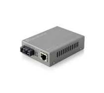 LevelOne RJ45 to SC Managed Fast Ethernet Media Converter, Single-Mode Fiber, 20km