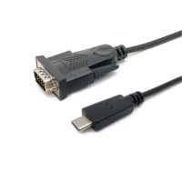 Equip USB-C to Serial (DB9) Cable, M/M, 1.5m