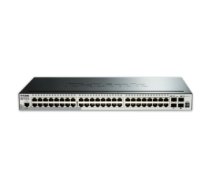 D-Link DGS-1510-52X tīkla pārslēgs Vadīts L3 Gigabit Ethernet (10/100/1000) 1U Melns