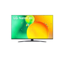 LG 43NANO763QA televizors 109,2 cm (43") 4K Ultra HD Viedtelevizors Wi-Fi Melns