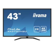 iiyama ProLite X4373UHSU-B1 monitori 108 cm (42.5") 3840 x 2160 pikseļi 4K Ultra HD Melns