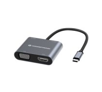 Conceptronic DONN16G notebook dock/port replicator Wired USB 3.2 Gen 1 (3.1 Gen 1) Type-C Grey