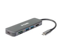 D-Link 6-in-1 USB-C Hub with HDMI/Card Reader/Power Delivery DUB-2327