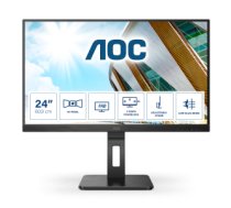 AOC P2 24P2QM LED display 60,5 cm (23.8") 1920 x 1080 pikseļi Full HD Melns