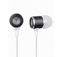 Gembird MHS-EP-001 headphones/headset In-ear Black, White