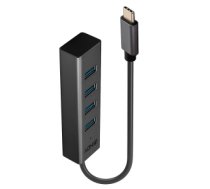 Lindy 43325 interfeisa centrmezgls USB 3.2 Gen 1 (3.1 Gen 1) Type-C 5000 Mbit/s Pelēks