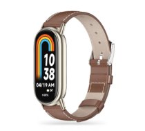 Tech-Protect Leatherfit Xiaomi Mi Smart Band 8/8 NFC Brown THP1995