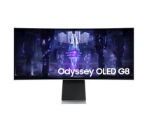 Samsung Odyssey Neo G8 LS34BG850SUXEN monitori 86,4 cm (34") 3440 x 1440 pikseļi UltraWide Quad HD OLED Sudrabs