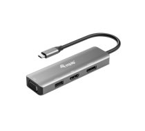 Equip USB-C to HDMI/DisplayPort/VGA /USB Adapter