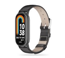 Tech-Protect Leatherfit Xiaomi Smart Band 8/8 NFC Black THP2011