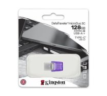 Kingston 128GB  microDuo 3C USB Type-A + USB Type-C Zibatmiņa DTDUO3CG3/128GB