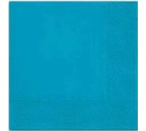 SALVETES 33X33CM UNICOLOR, TURQUOISE, Paw Decor Collection PL11SDL111112