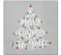 SALVETES 33X33 VERY CHRISTMAS GREY, Paw Decor Collection PL11SDL011653