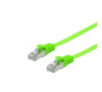 Equip Cat.6A U/FTP Flat Patch Cable, 2.0m, Green