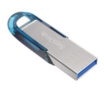 SanDisk Ultra Flair USB zibatmiņa 64 GB USB Type-A 3.2 Gen 1 (3.1 Gen 1) Zils, Sudrabs