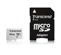 Transcend microSDXC 300S 64GB with Adapter