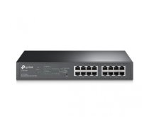 TP-LINK TL-SG1016PE network switch Managed Gigabit Ethernet (10/100/1000) Black Power over Ethernet (PoE)