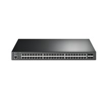 TP-Link JetStream 48-Port Gigabit and 4-Port 10GE SFP+ L2+ Managed Switch with 48-Port PoE+