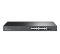 TP-Link JetStream 18-Port Gigabit Smart Switch with 16-Port PoE+