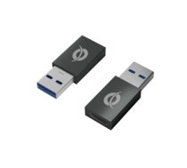 Conceptronic DONN USB-A to USB-C Adapter 2-Pack