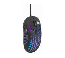 Datorpele Gembird USB Gaming RGB Backlighted Mouse Black MUSG-RAGNAR-RX400