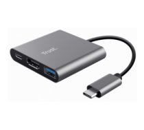 Trust Dalyx USB 3.2 Gen 1 (3.1 Gen 1) Type-C 5 Mbit/s Aluminium, Black