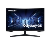 Samsung Odyssey G5 G55T 68.6 cm (27") 2560 x 1440 pixels Quad HD LED Black