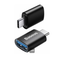 Adapteris Baseus Ingenuity Series Mini OTG USB Type-C Male to USB-A Female Black ZJJQ000101