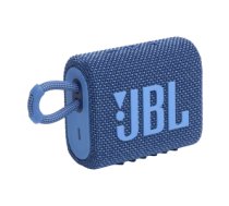 Akcija! JBL ūdensizturīga portatīvā skanda JBL Go 3 ECO, zila