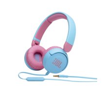 JBL on-ear  austiņas bērniem, zilas ar rozā