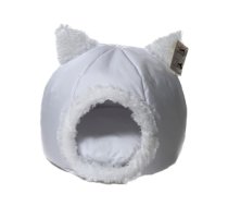 GO GIFT cat bed - light grey - 40x40x34 cm