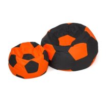 Sako bag pouf Ball black-orange L 80 cm