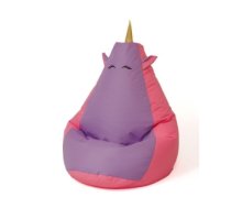 Sako bag pouf Unicorn pink-purple XL 130 x 90 cm