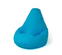 Sako bag pouffe Pear blue L 105 x 80 cm