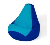 Sako bag pouffe Pear blue L 105 x 80 cm