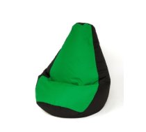 Sako bag pouffe Pear black and green L 105 x 80 cm