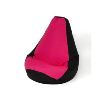 Sako bag pouffe Pear black-pink L 105 x 80 cm