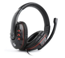 Gembird GHS-402 headphones/headset Head-band Black 3.5 mm connector