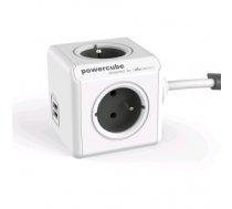 Allocacoc PowerCube Extended USB E(FR), 1.5m power extension 4 AC outlet(s) 2402GY/FREUPC