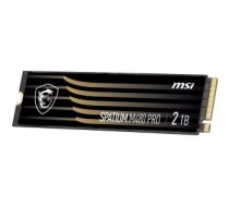 MSI SPATIUM M480 PRO PCIE 4.0 NVME M.2 2TB SSD diskdzinis PCI Express 4.0 3D NAND