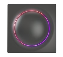 FIBARO Walli Switch, Black, Z-Wave EU | Fibaro | Walli Switch | FGWDSEU-221-8 | Black FGWDSEU221-8 ZW5 EU Antracyt