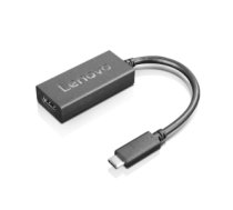 Lenovo USB-C to HDMI 2.0b USB grafiskais adapteris Melns