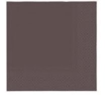 SALVETES 33X33CM UNICOLOR CHOCOLATE, Paw Decor Collection PL11SDL111007