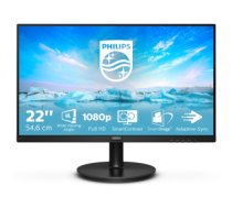 Philips V Line 221V8/00 monitori 54,6 cm (21.5") 1920 x 1080 pikseļi Full HD LED Melns