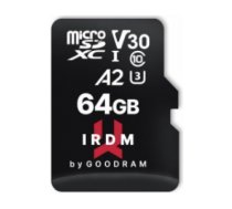 Goodram IRDM M2AA 64 GB MicroSDXC UHS-I Klases 10