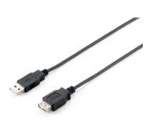 Equip USB 2.0 Type A Extension Cable Male to Female, 3.0m , Black