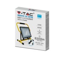 Portable LED projector V-TAC 100W SAMSUNG CHIP IP65 3mb VT-109 4000K 8200lm SKU 2120124
