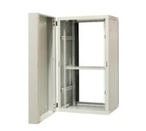 EMITERNET Split hanging cabinet 19" 22U, sheet metal/glass doors, 600×550×1083mm width/depth/height EM/AH6522 EM/AH6522